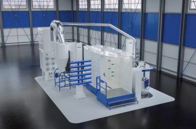 NORDSON moodsaim pulbervärvimise automaatkamber